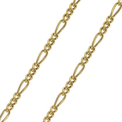 Wholesale 1/20 14K Gold Filled Small Figro Chain 1.2mm by 1.8mm (sold per foot )