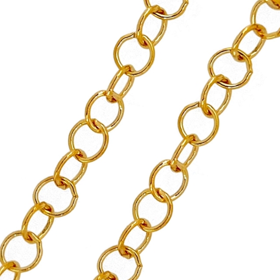 Wholesale 1/20 14K Gold Filled Round Cable Chain 1.2mm by 1.8mm (sold per foot )