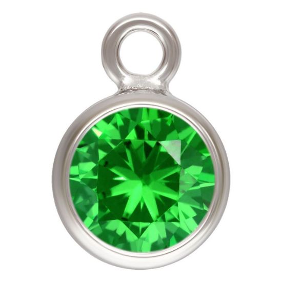 Wholesale Sterling Silver 4mm Bezel Charms