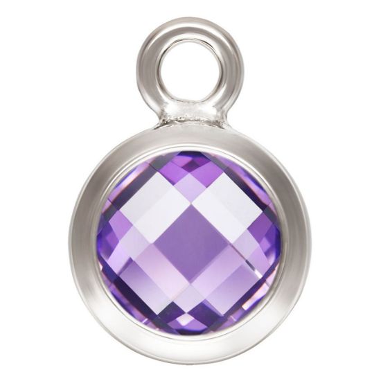 Wholesale Sterling Silver 4mm Bezel Charms