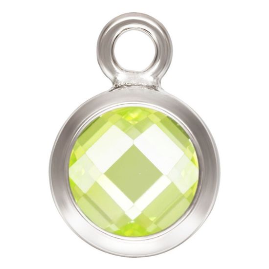 Wholesale Sterling Silver 4mm Bezel Charms