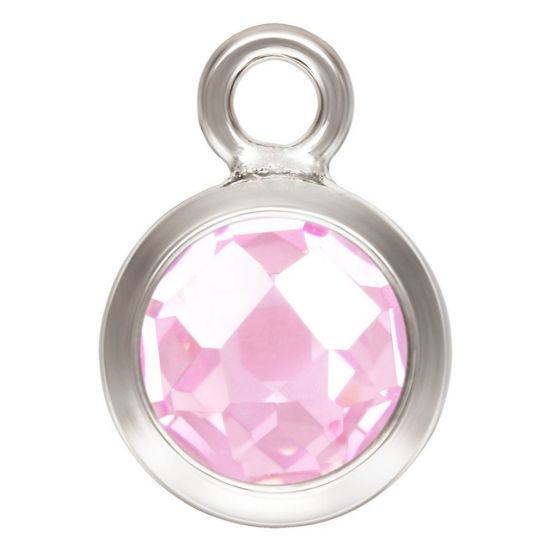 Wholesale Sterling Silver 4mm Bezel Charms