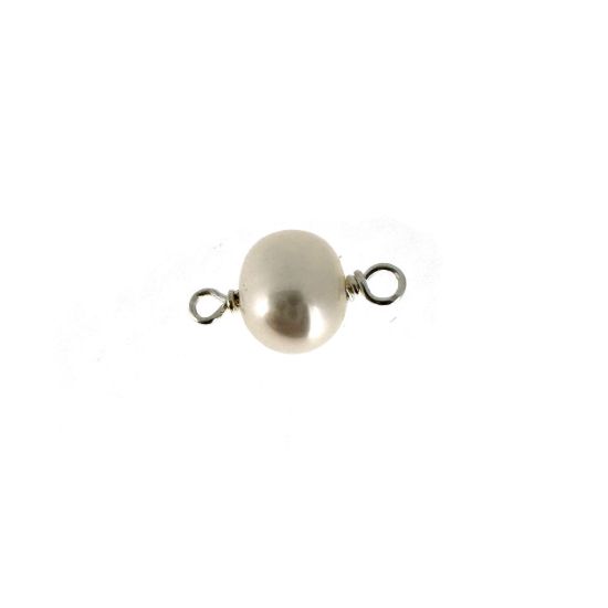 wholesale sterling silver pearl connectors ,permanent jewelry supplies