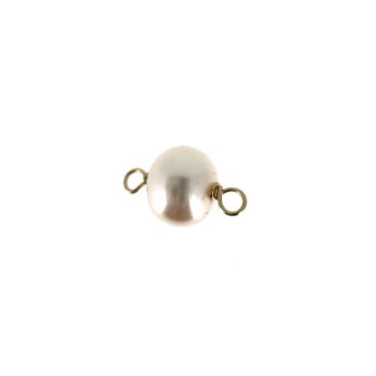 wholesale Gold filled pearl connectors ,permanent jewelry supplies