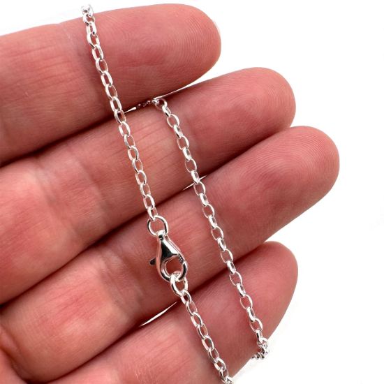 wholesale sterling silver rolo chain, necklace chain wholesale