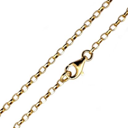 wholesale gold over sterling silver rolo chain necklace