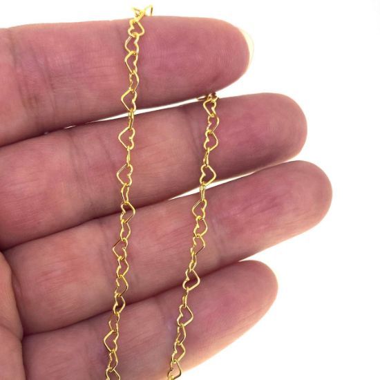 Wholesale gold filled jewelry- gold filled heart chain necklace