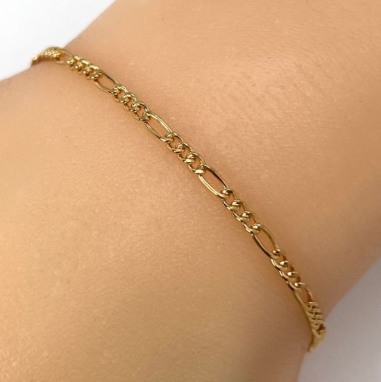 Wholesale 1/20 14K Gold Filled Finished Jewelry Chain - Figaro Chain 