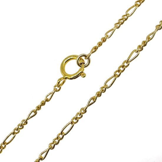 Wholesale 1/20 14K Gold Filled Finished Jewelry Chain - Small Figaro Chain  