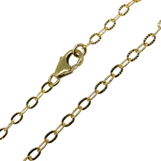 Wholesale 1/20 14K Gold Filled Finished Jewelry Chain - Textured Cable Chain
