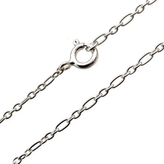 Wholesale Sterling Silver Finished Chain - 3+1 Cable Chain Necklace