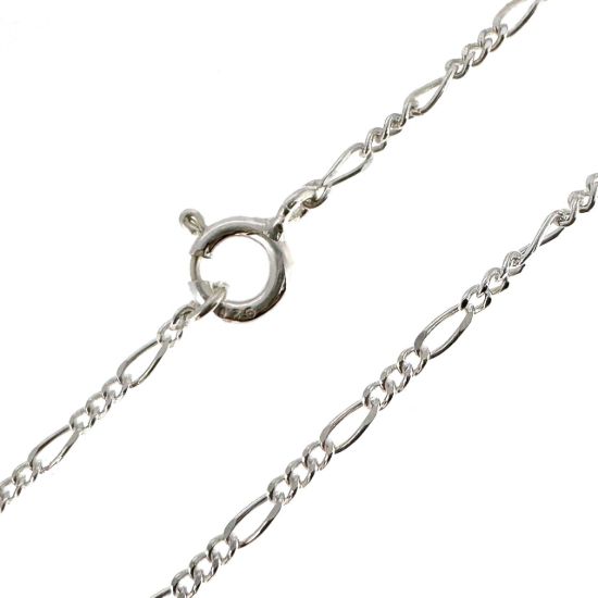 Wholesale Sterling Silver Necklace Chain-Small Figaro Chain 