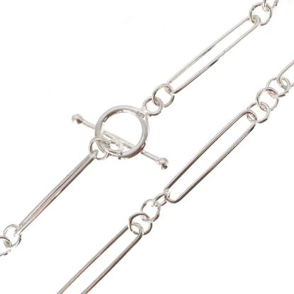 Wholesale Sterling Silver Necklace Chain-Long Box Paperclip Chain