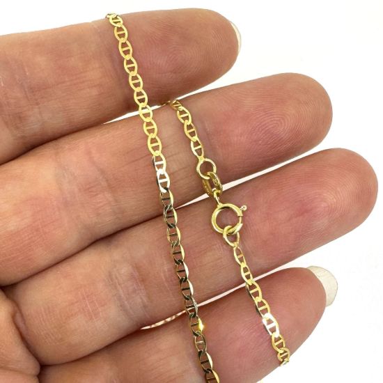 wholesale jewelry-14k solid gold Gucci chain necklace