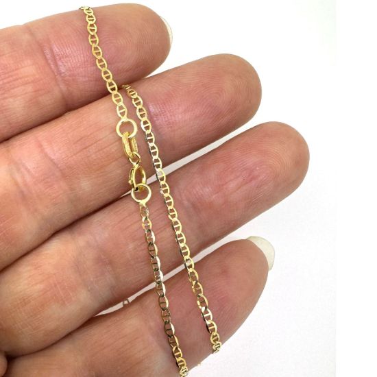 wholesale jewelry-14k solid gold Gucci Chain Necklace