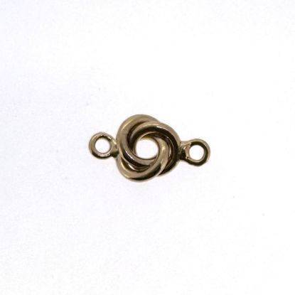Wholesale 14K 1/20 Gold Filled Tiny Love Knot Charm Connector - 5mm(1 pc)