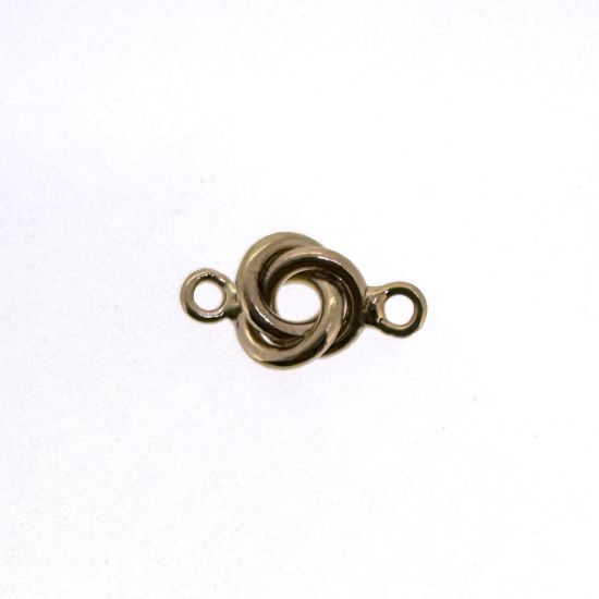 Wholesale 14K 1/20 Gold Filled Tiny Love Knot Charm Connector - 5mm(1 pc)