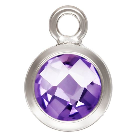 Wholesale Sterling Silver 6mm Bezel Charms