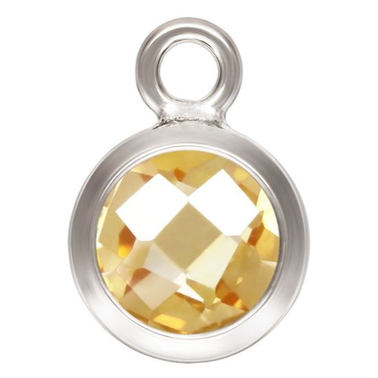 Wholesale Sterling Silver 6mm Bezel Charms