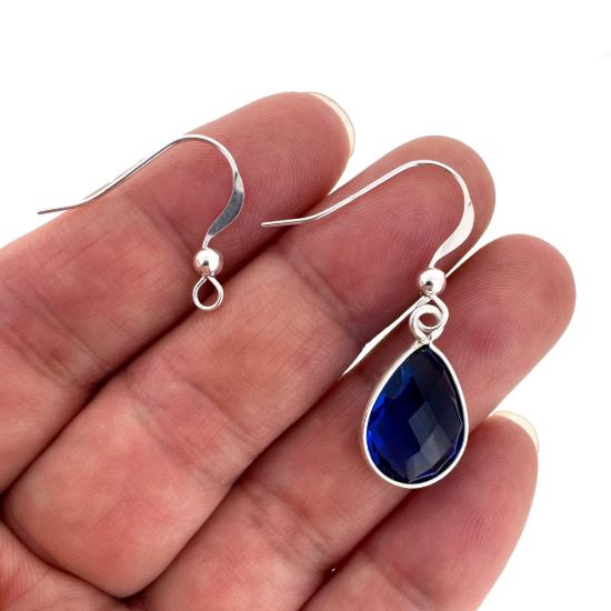 Wholesale Sterling Silver Flat Fishhook with Ball for Jewelry Making, Wholesale Earwire and Findings