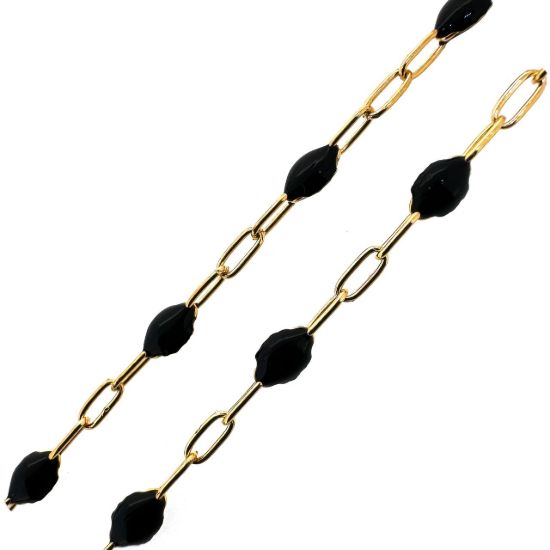 wholesale jewelry making bulk chain-gold filled  PaperClip Enamel chains for permanent jewelry