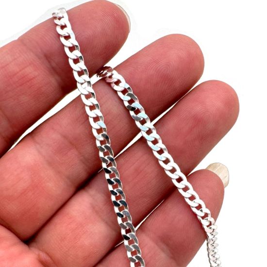 wholesale sterling silver bulk cuban chain-permanent jewelry chain 