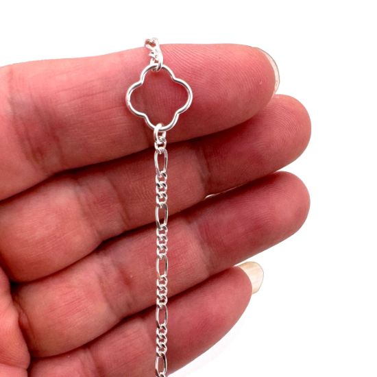 wholesale sterling silver permanent jewelry supplies-clover charms