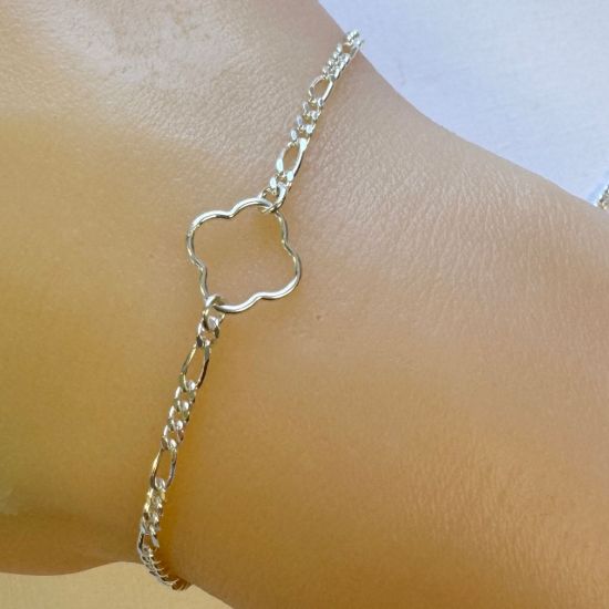 wholesale sterling silver permanent jewelry supplies-clover charms