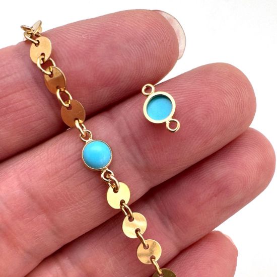 wholesale gold filled charms connectors for permanent jewelry