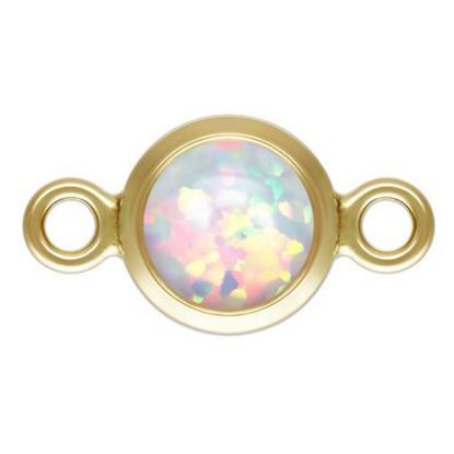 wholesale 14k gold filled charms connectors for permanent jewelry