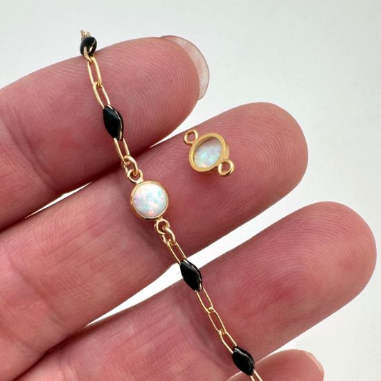 wholesale 14k gold filled charms connectors for permanent jewelry