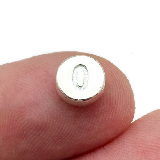 Wholesale Sterling Silver Bead Number 0
