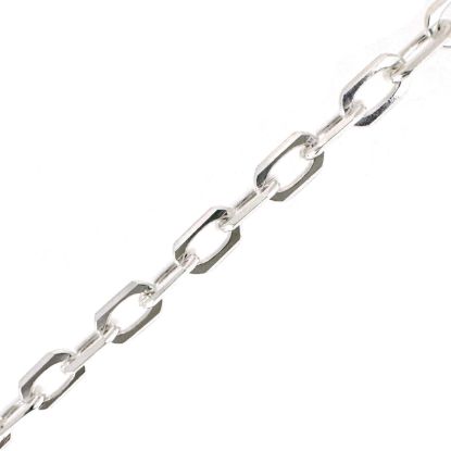 Wholesale Sterling Silver Bulk Chain - Diamond Cut Box Chain for permanent jewelry