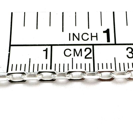 Wholesale Sterling Silver Bulk Chain - Diamond Cut Box Chain for permanent jewelry