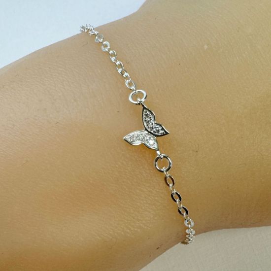 wholesale sterling silver jewelry making supplies -butterfly charms