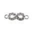 wholesale sterling silver jewelry making supplies -infinity charms