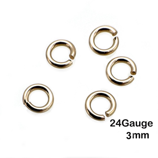 WHOLESALE GOLD FILLED JUMP RINGS FOR PERMANENT JEWELRY