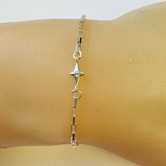 wholesale permanent jewelry supply -sterling silver northstar cross connectors