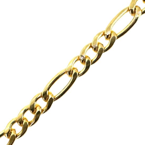 Wholesale 14K Gold Filled Bulk Chain-3mm Figaro Chain (sold per foot)