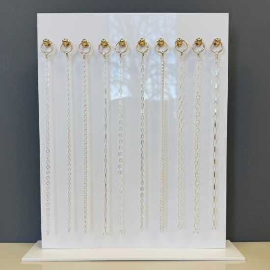 Wholesale 925 Sterling Silver Bracelet Charm Bar Kit #1 - 10 Chain Styles