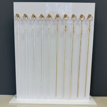 Wholesale  Necklace Chain Kit for Charm Bar-Sterling Silver and Gold over Sterling Silver - 150 chains in 5 styles