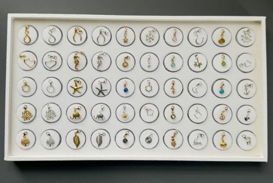 Wholesale Bracelet Charm Bar Kit #3 ADD ON Charms with Clasp