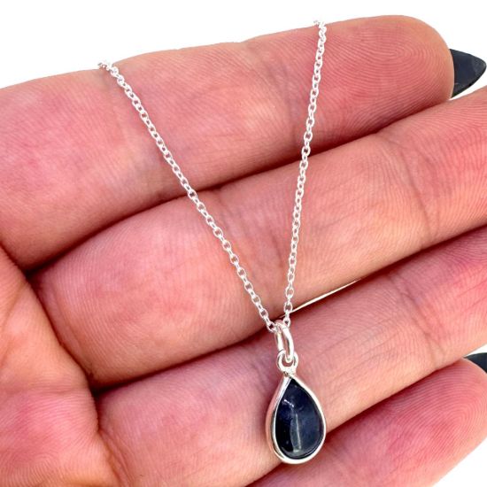 Wholesale Necklace Charm Bar Kit - Tiny Teardrop Natural Birthstone - Pendant Kit #2