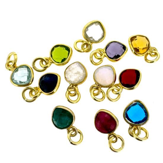 Wholesale Necklace Charm Bar Kit - 6mm Tiny Heart Bezel - Pendant Kit #6