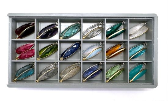 Wholesale Necklace Charm Bar Kit - 30*10mm Elongated Teardrop Bezel Charm Kit #12