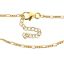 Wholesale 1/20 14K Gold Filled Finished Adjustable Figaro Chain Jewelry - 1.4mm Figaro Chain