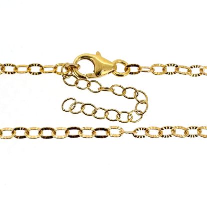 Wholesale 1/20 14K Gold Filled Finished Adjustable Cable Chain Jewelry - Textured Cable Chain