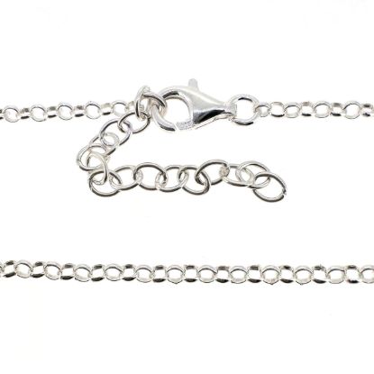 Wholesale 925 Sterling Silver Finished Adjustable Rolo Chain Jewelry - 2mm Rolo Chain