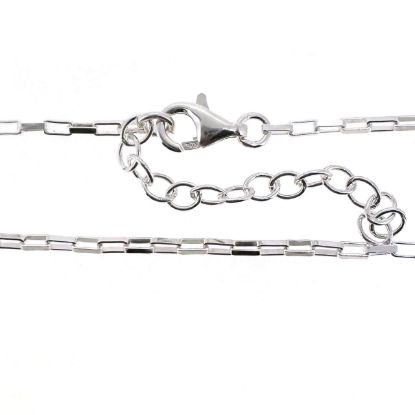 Wholesale 925 Sterling Silver Finished Adjustable Small Box Chain Jewelry - Small Long Box Chain
