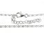 Wholesale 925 Sterling Silver Finished Adjustable Rolo Chain Jewelry - 2mm Oval Diamond Cut Rolo Chain